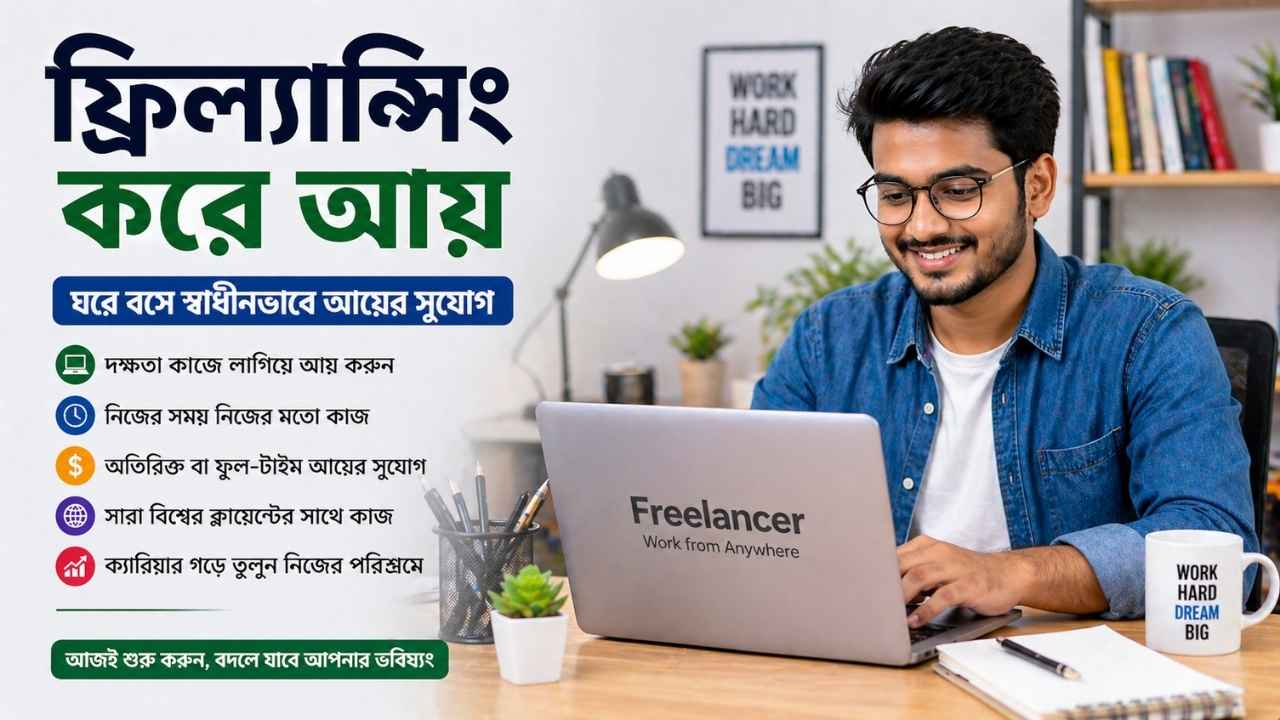 ফ্রিল্যান্সিং করে আয়